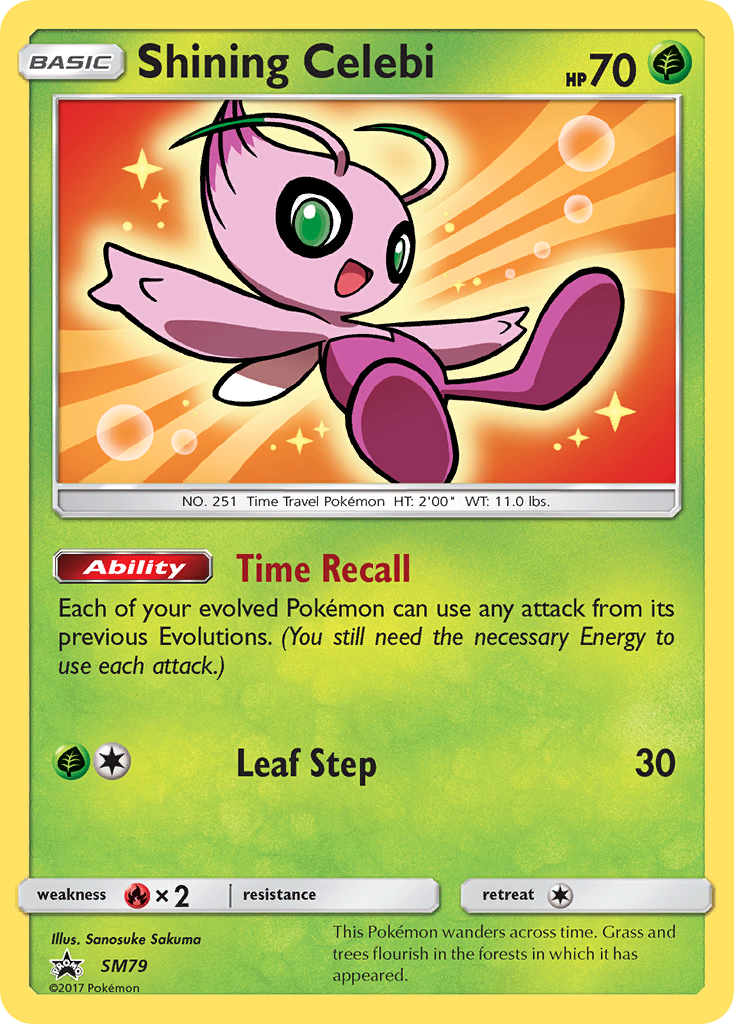 Shining Celebi - SM Black Star Promos SET-SM79