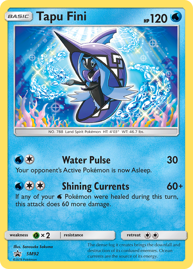 Tapu Fini - SM Black Star Promos SET-SM92