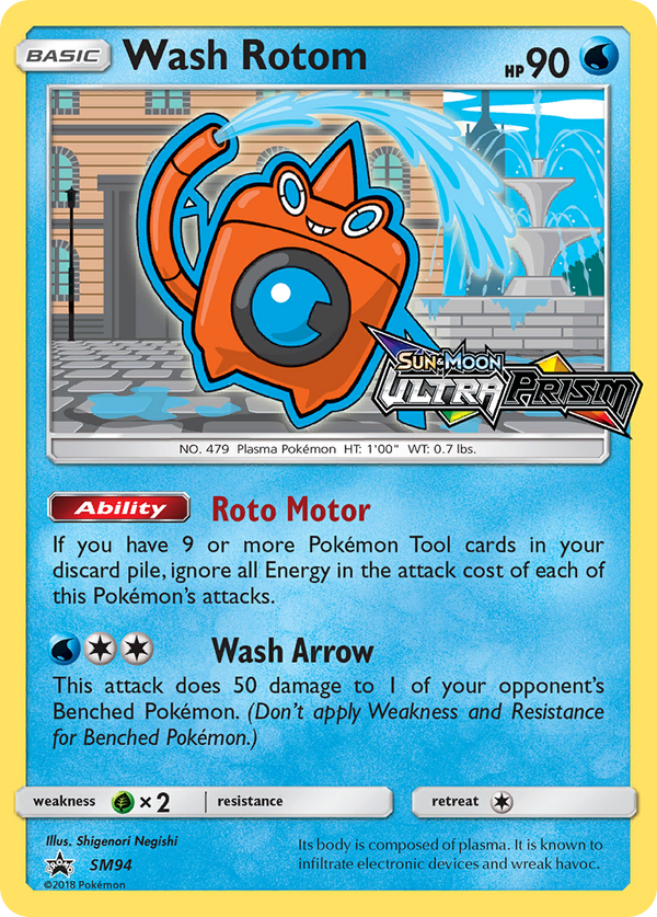 Wash Rotom - SM Black Star Promos SET-SM94
