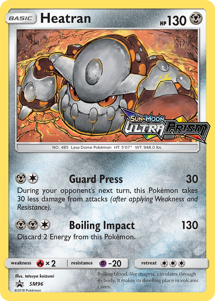 Heatran - SM Black Star Promos SET-SM96