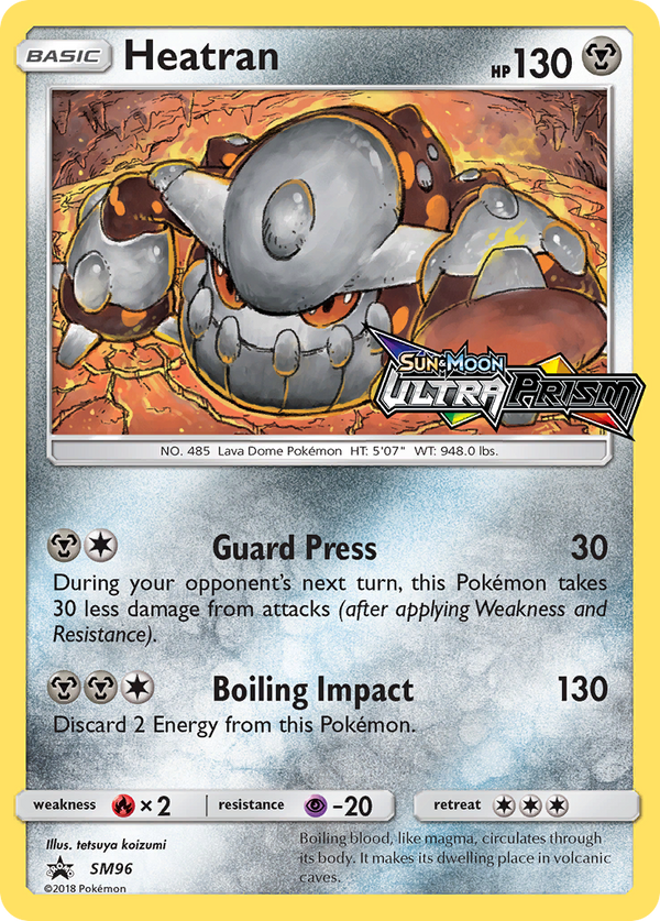 Heatran - SM Black Star Promos SET-SM96