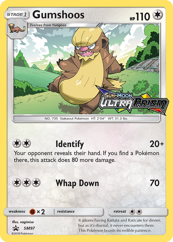 Gumshoos - SM Black Star Promos SET-SM97