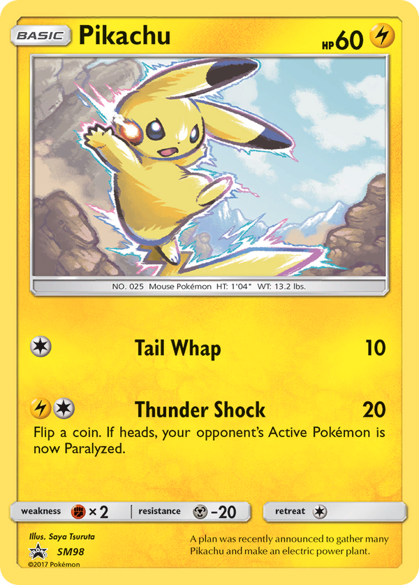 Pikachu - SM Black Star Promos SET-SM98