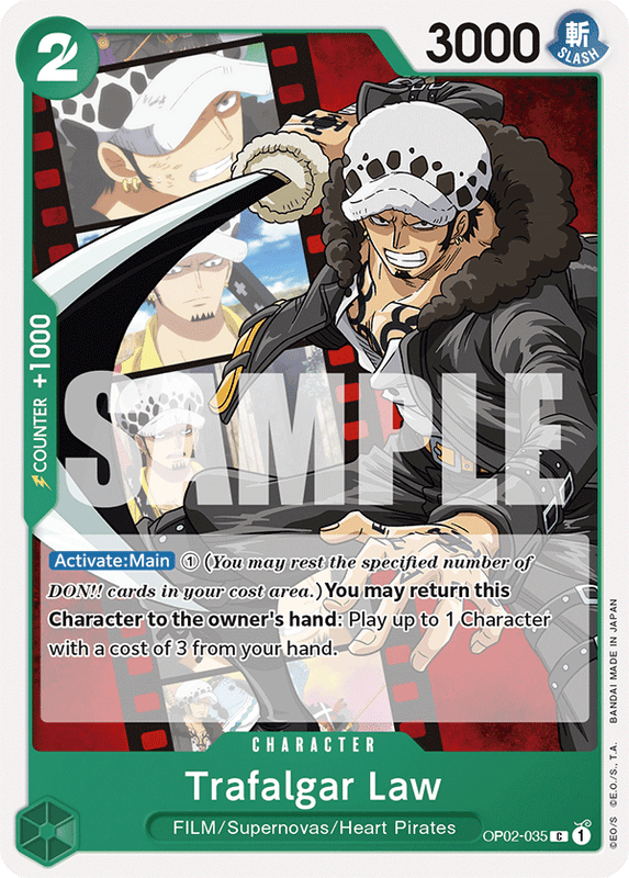 Trafalgar Law ST11 OP02-035