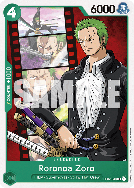 Roronoa Zoro ST11 OP02-043