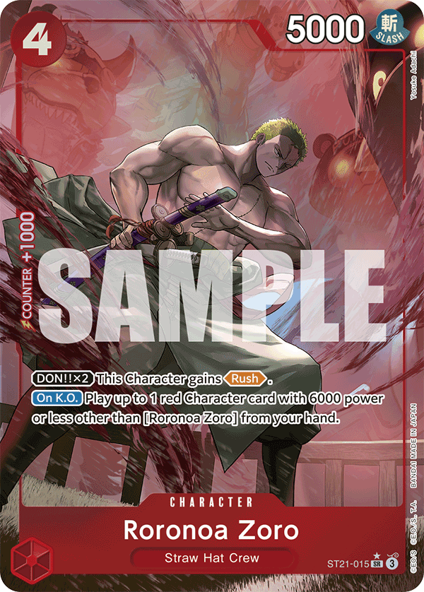 Roronoa Zoro ST21-015 AA