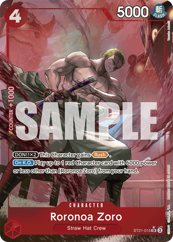 Roronoa Zoro ST21-015 AA