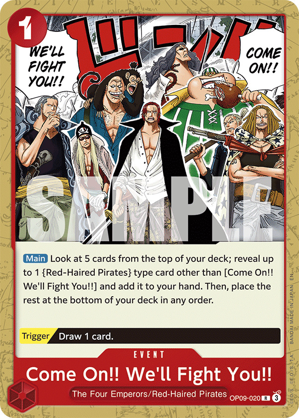 Come On!! We'll Fight You!! ST23 OP09-020