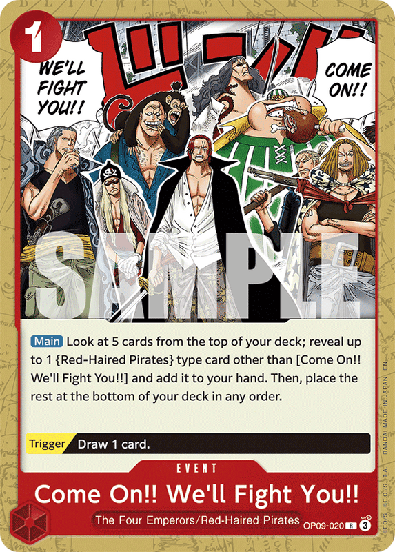 Come On!! We'll Fight You!! ST23 OP09-020