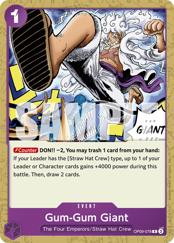 Gum-Gum Giant ST26 OP09-078
