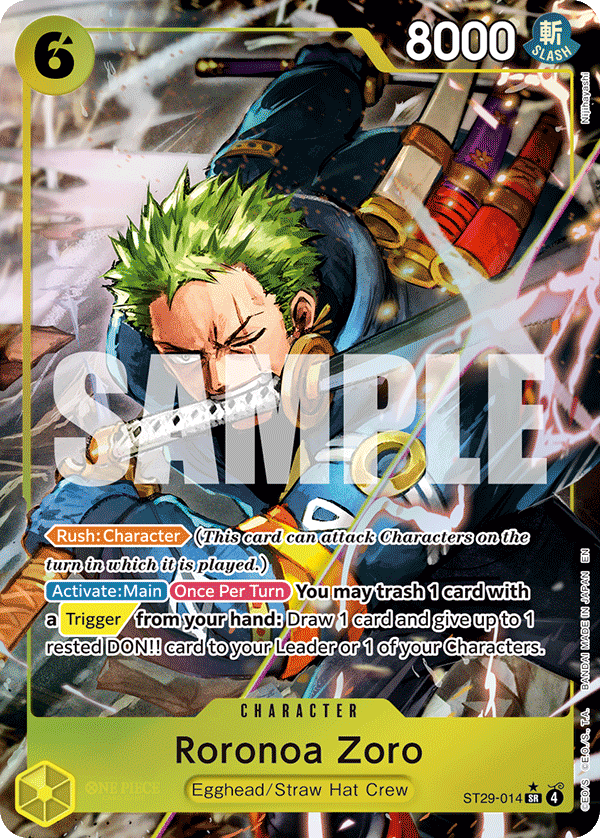 Roronoa Zoro ST29-014 AA