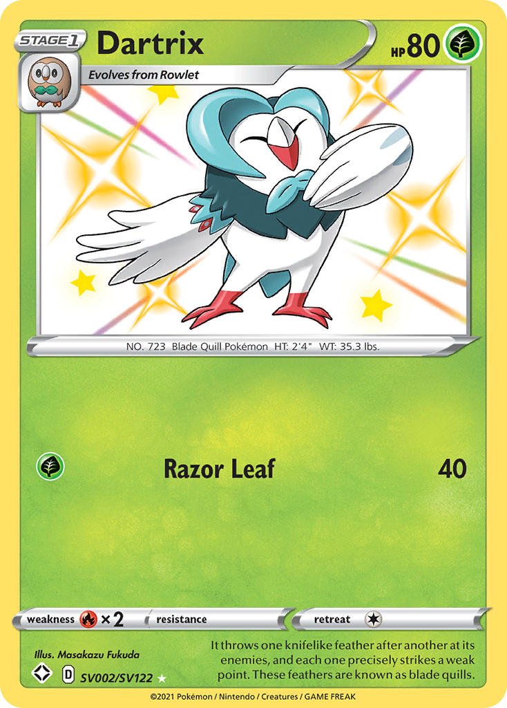 Dartrix - Shining Fates Shiny Vault SET-SV002