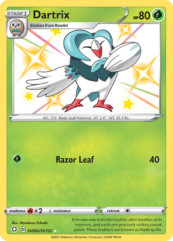 Dartrix - Shining Fates Shiny Vault SET-SV002