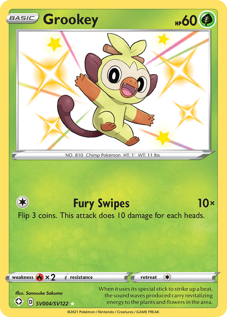 Grookey - Shining Fates Shiny Vault SET-SV004