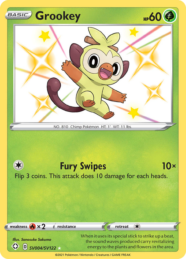 Grookey - Shining Fates Shiny Vault SET-SV004