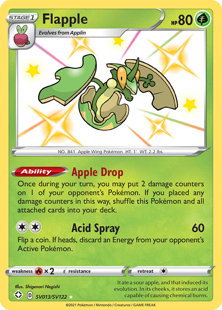 Flapple - Shining Fates Shiny Vault SET-SV013