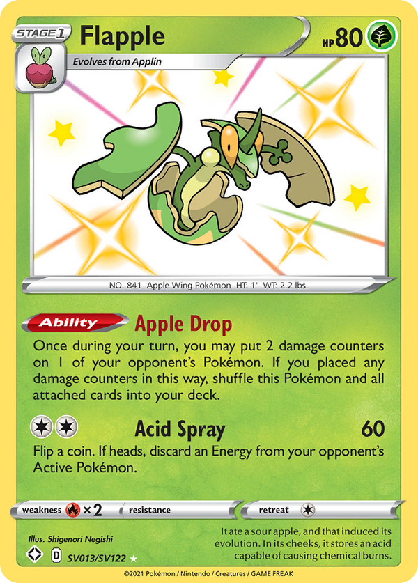 Flapple - Shining Fates Shiny Vault SET-SV013