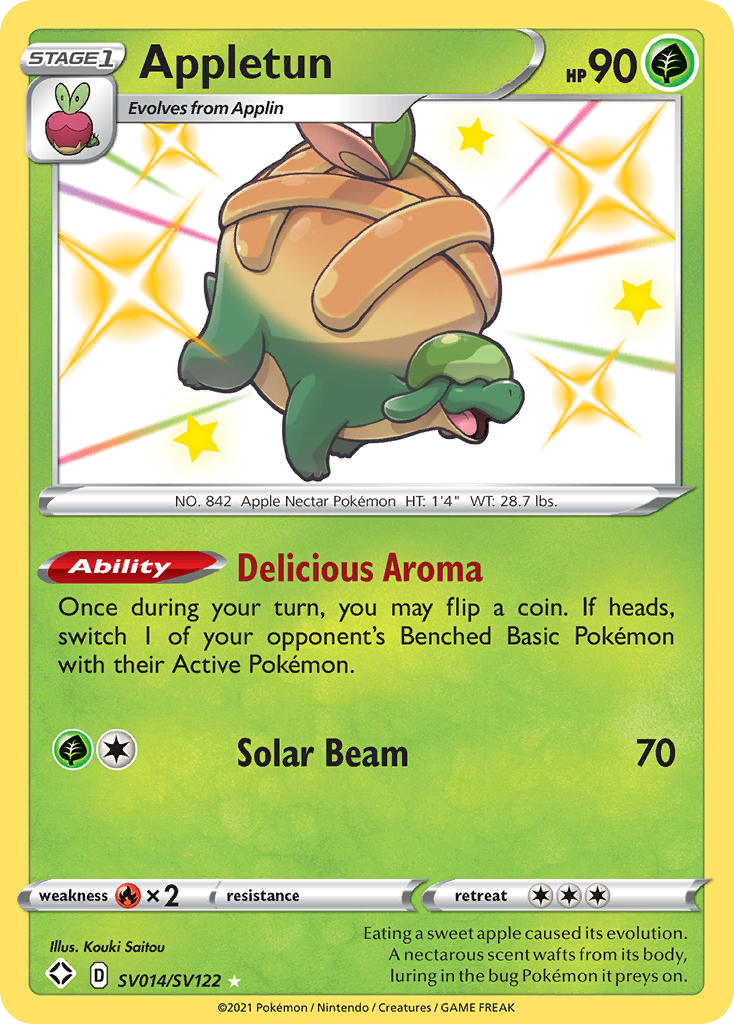 Appletun - Shining Fates Shiny Vault SET-SV014