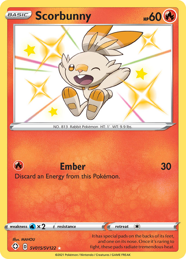 Scorbunny - Shining Fates Shiny Vault SET-SV015