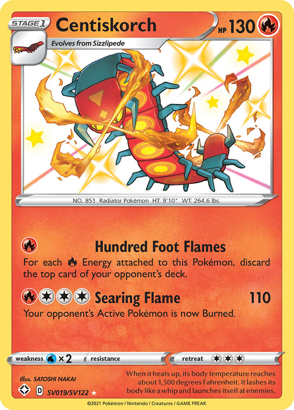 Centiskorch - Shining Fates Shiny Vault SET-SV019