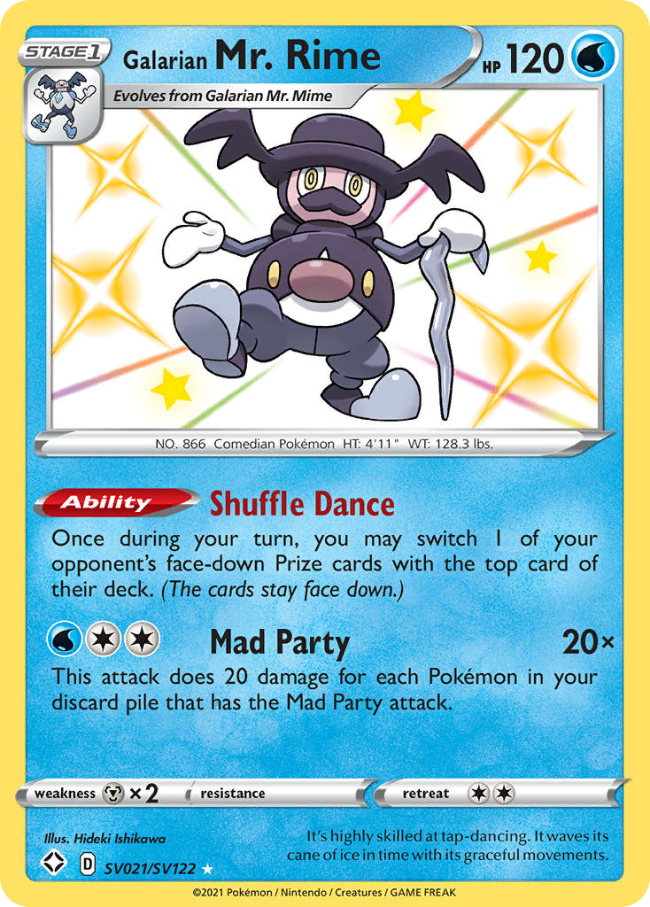 Galarian Mr. Rime - Shining Fates Shiny Vault SET-SV021