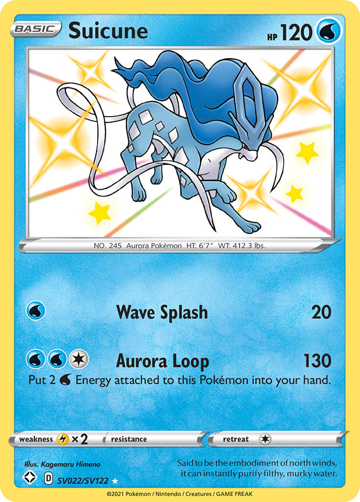 Suicune - Shining Fates Shiny Vault SET-SV022