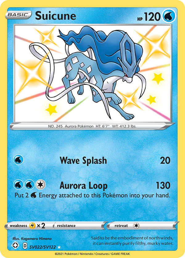 Suicune - Shining Fates Shiny Vault SET-SV022