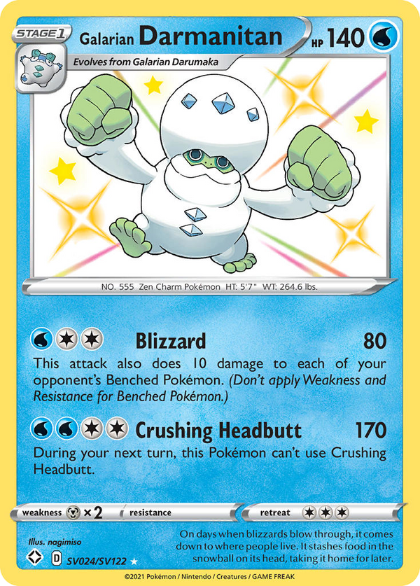 Galarian Darmanitan - Shining Fates Shiny Vault SET-SV024