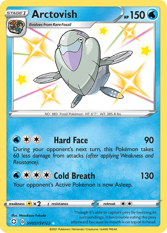 Arctovish (Shining Fates Shiny Vault SET) (Pokémon) (Stage 1) (Water) (HP: 150) (Rare Shiny) (PKM Shining Fates Shiny Vault SET-37)