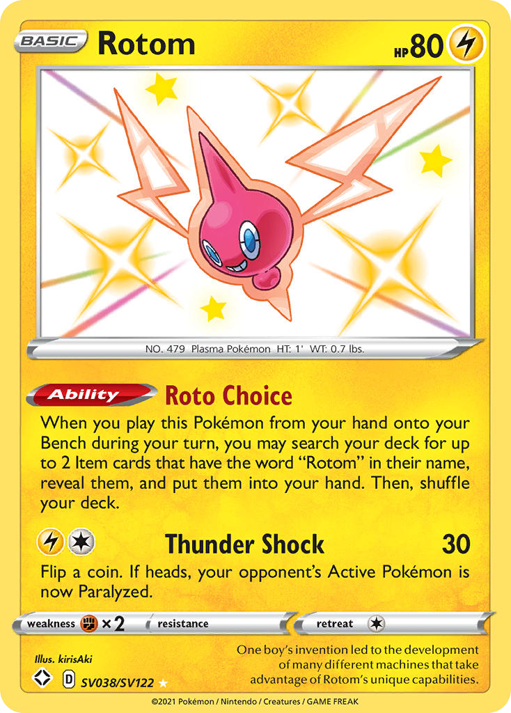 Rotom - Shining Fates Shiny Vault SET-SV038