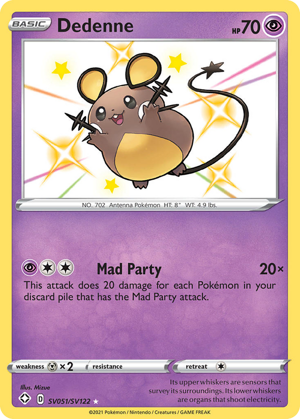 Dedenne - Shining Fates Shiny Vault SET-SV051