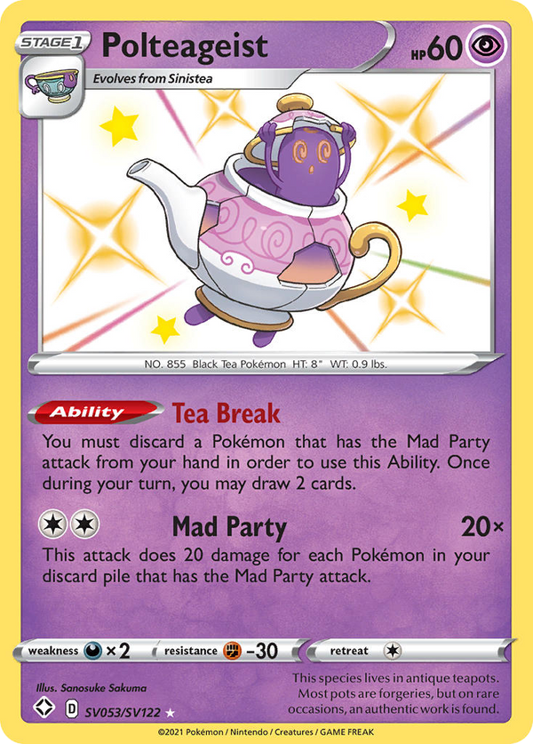 Polteageist - Shining Fates Shiny Vault SET-SV053