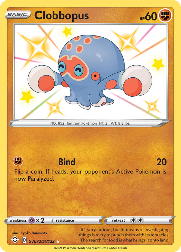 Clobbopus - Shining Fates Shiny Vault SET-SV072
