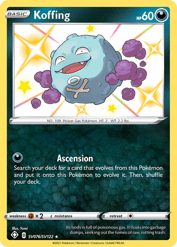 Koffing - Shining Fates Shiny Vault SET-SV076