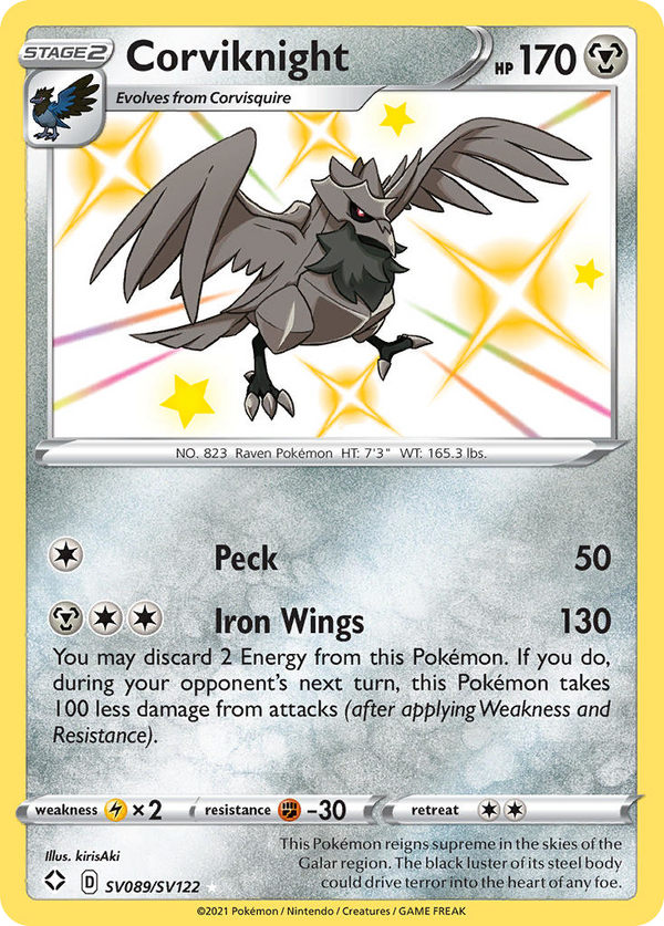 Corviknight - Shining Fates Shiny Vault SET-SV089