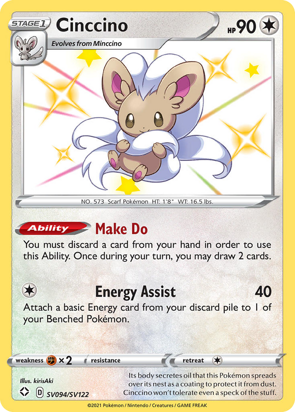 Cinccino - Shining Fates Shiny Vault SET-SV094