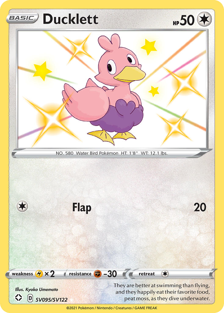 Ducklett - Shining Fates Shiny Vault SET-SV095
