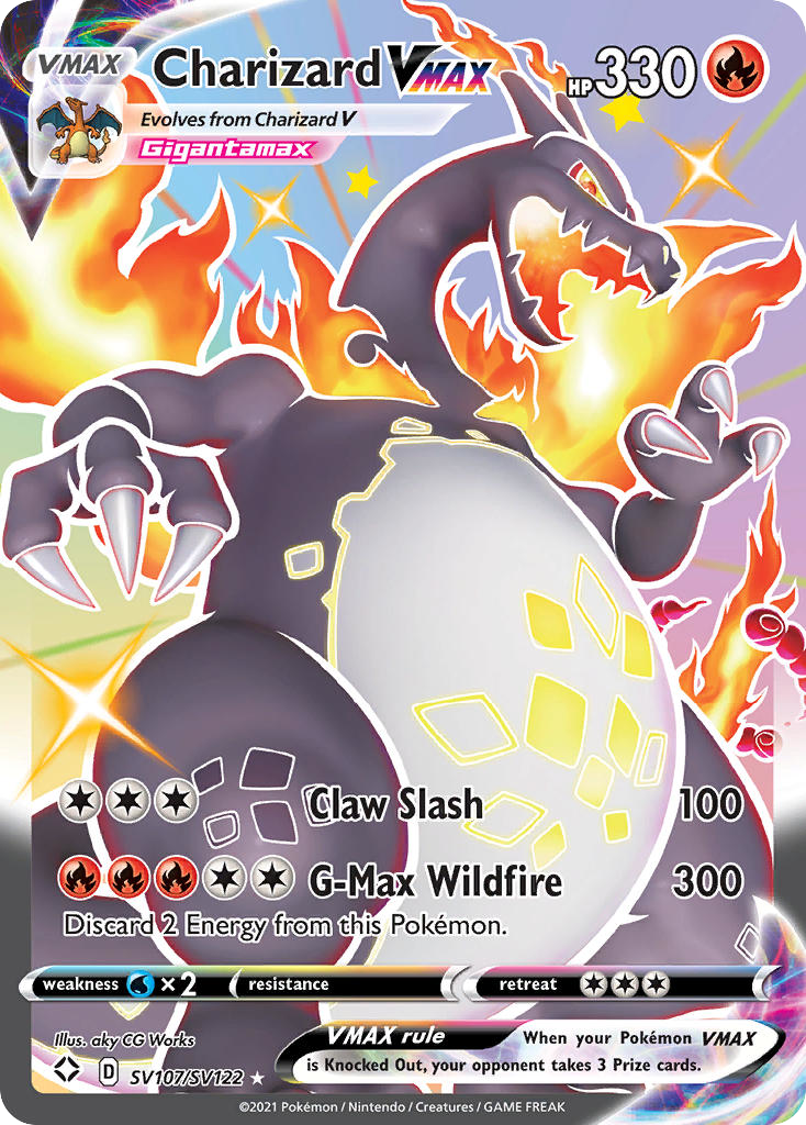 Charizard VMAX - Shining Fates Shiny Vault SET-SV107