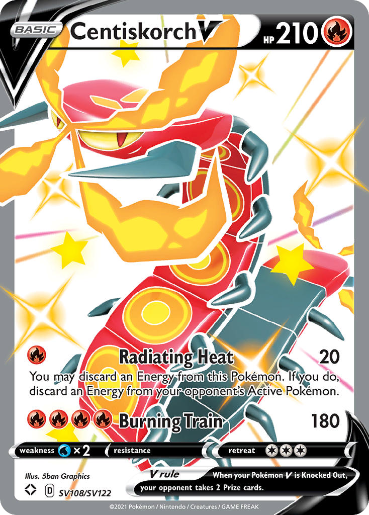 Centiskorch V - Shining Fates Shiny Vault SET-SV108