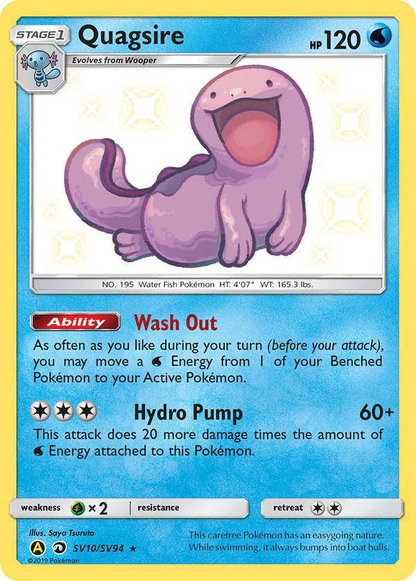 Quagsire - Hidden Fates Shiny Vault SET-SV10