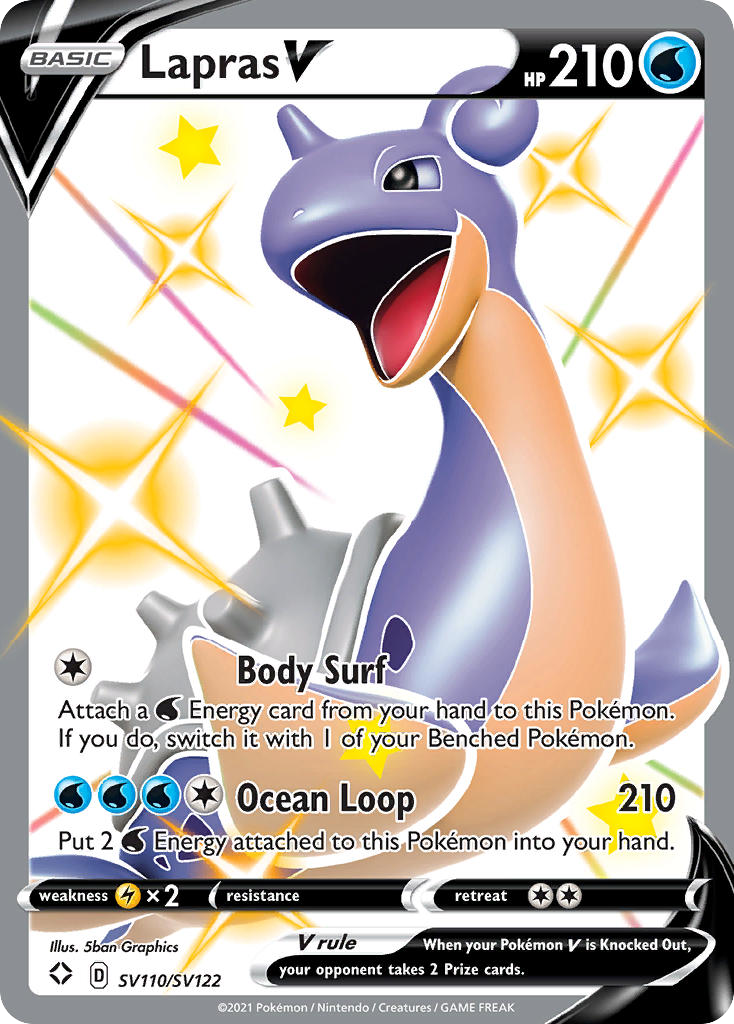 Lapras V - Shining Fates Shiny Vault SET-SV110