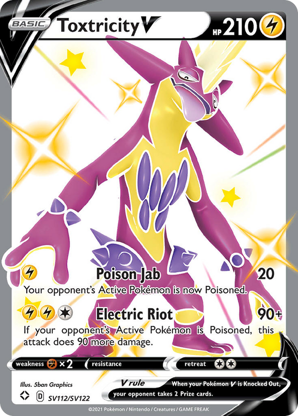 Toxtricity V - Shining Fates Shiny Vault SET-SV112