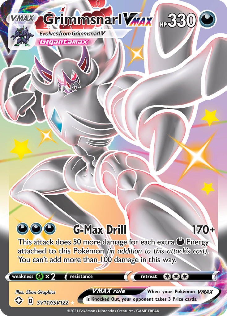 Grimmsnarl VMAX - Shining Fates Shiny Vault SET-SV117