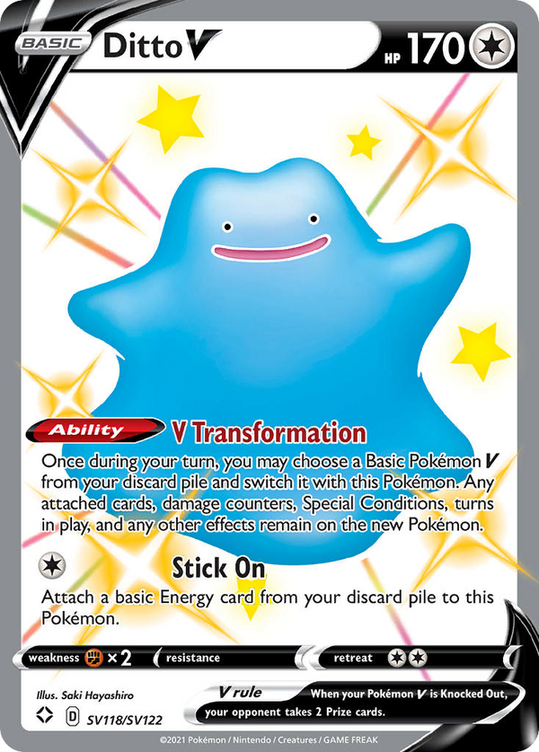 Ditto V - Shining Fates Shiny Vault SET-SV118