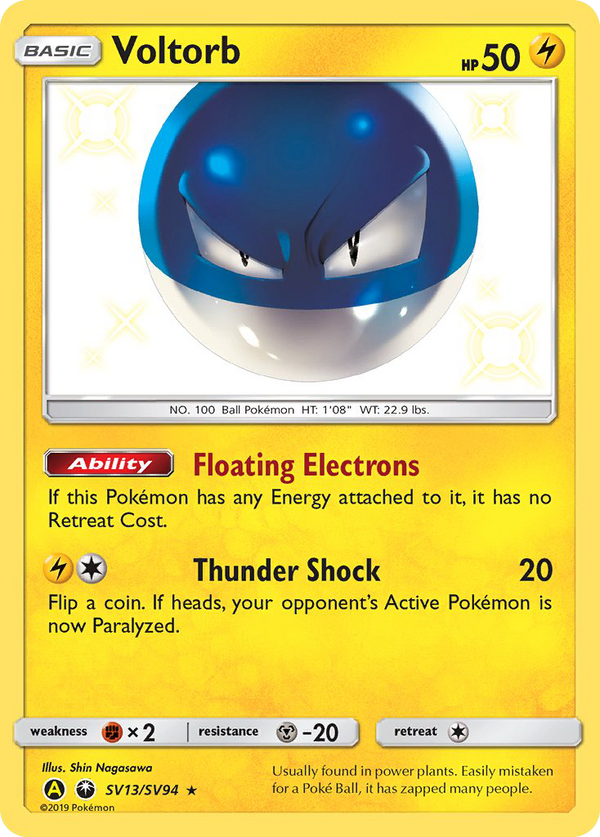 Voltorb - Hidden Fates Shiny Vault SET-SV13