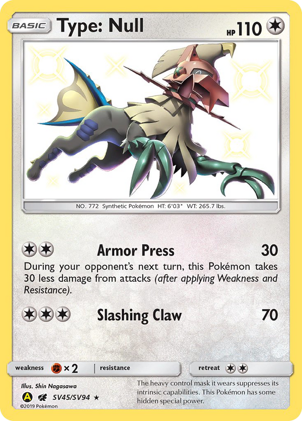 Type: Null - Hidden Fates Shiny Vault SET-SV45