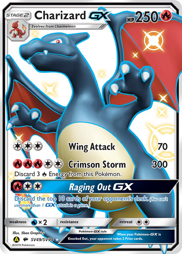 Charizard-GX - Hidden Fates Shiny Vault SET-SV49