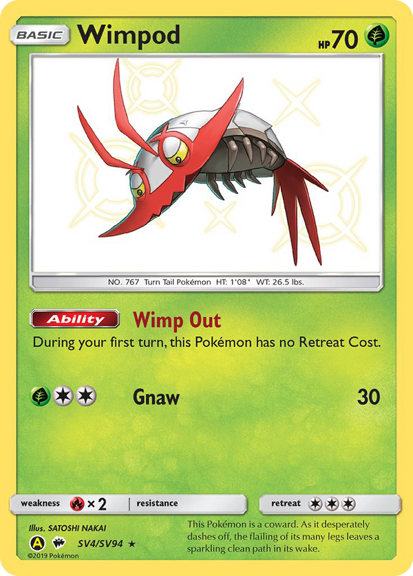 Wimpod - Hidden Fates Shiny Vault SET-SV4