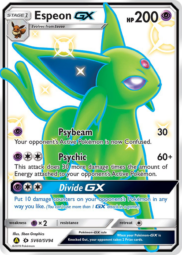 Espeon-GX - Hidden Fates Shiny Vault SET-SV60
