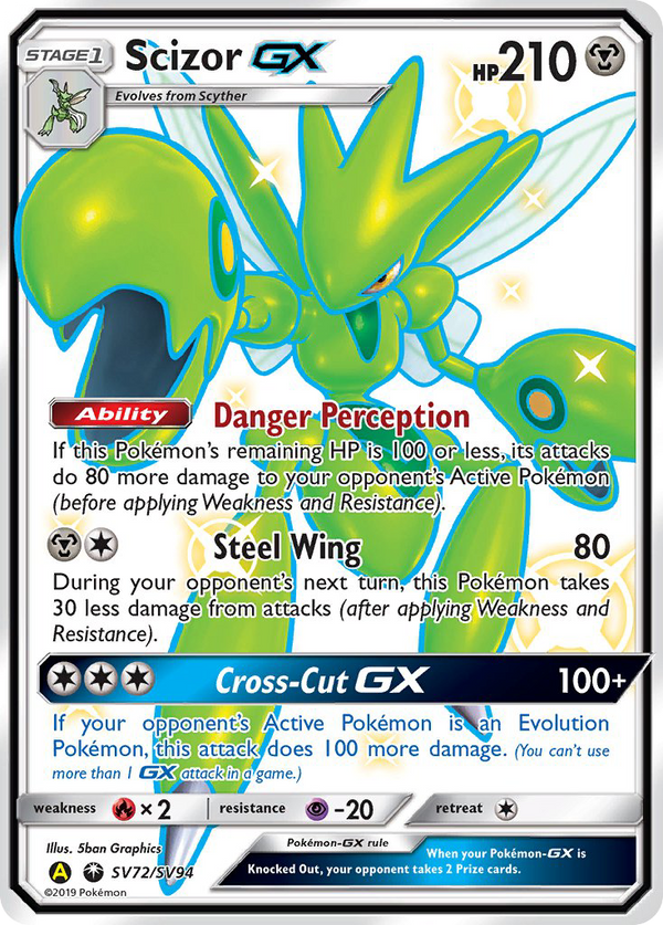 Scizor-GX - Hidden Fates Shiny Vault SET-SV72
